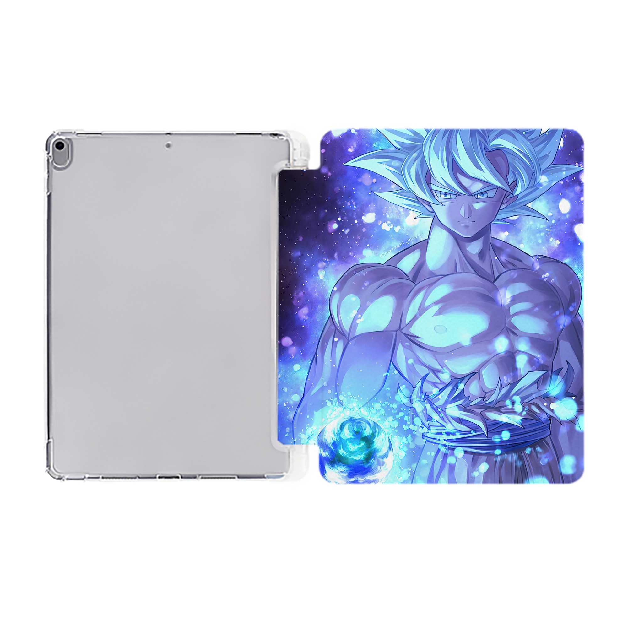 （画像用） ドラゴンボール DRAGON BALL IPad ケース ペン収納付き 三つ折りスタンド PUレザー×シリコン 対応機種9.5/10.5/10.9インチ